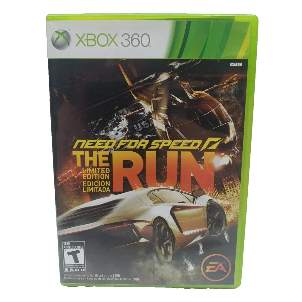 Microsoft Xbox 360 Need For Speed The Run Limited Edition